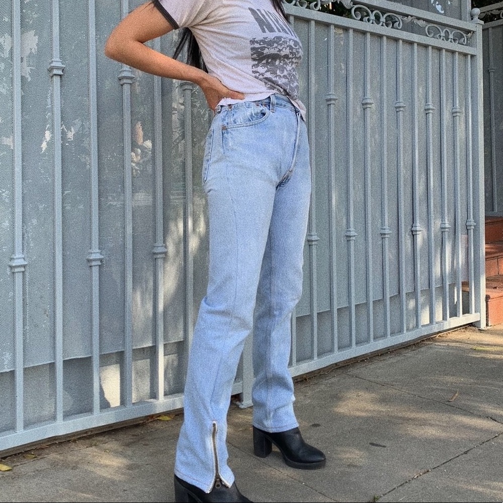 REWORKED MATTEA HIGHWAISTED VINTAGE 501 LEVI DENIM